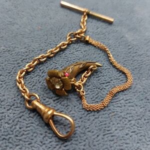 Cornucopia Gold Filled Victorian Watch Fob